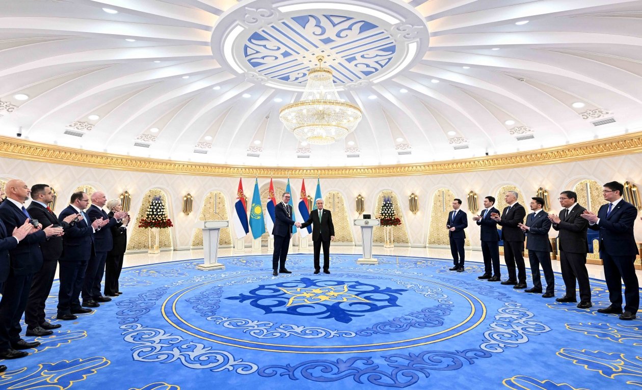 Президенты Казахстана и Сербии провели переговоры сайт президента Казахстана