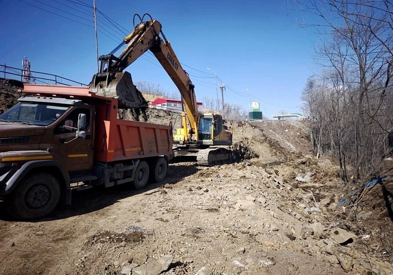 Перекресток Анны Щетининой и Выселковой начали реконструировать Пресс-служба администрации Владивостока