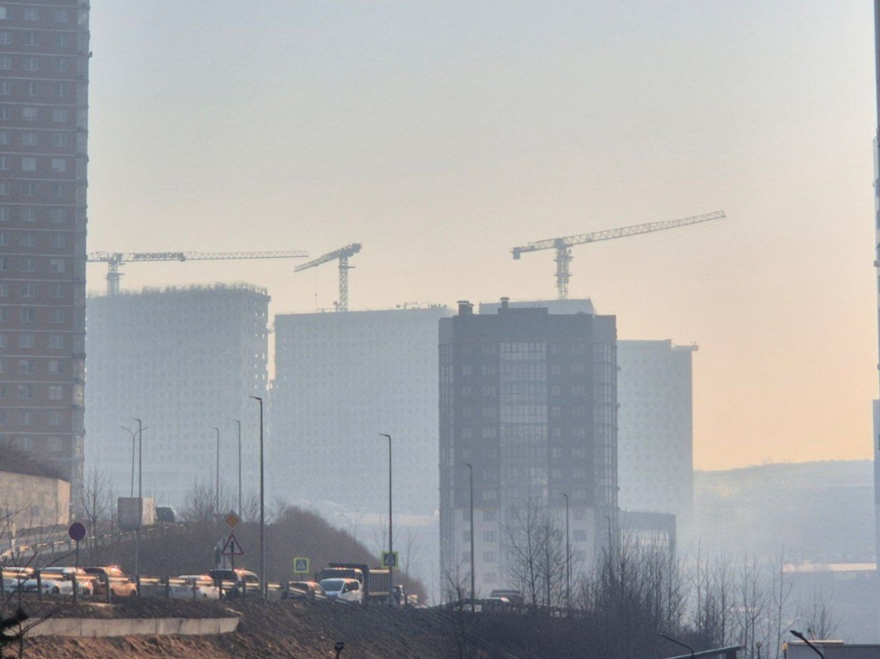 Владивосток окутал смог ИА PrimaMedia