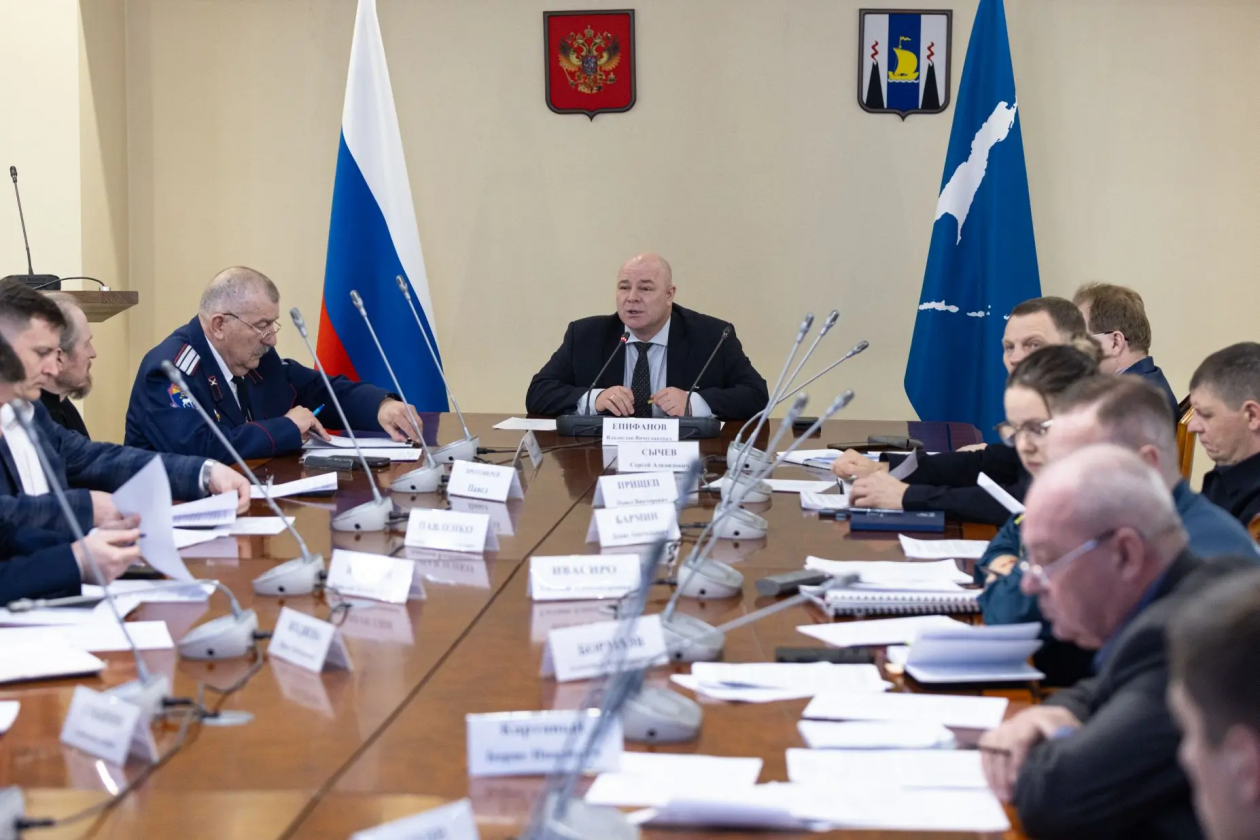 Заседание рабочей группы по делам казачества пресс-служба правительства Сахалинской области