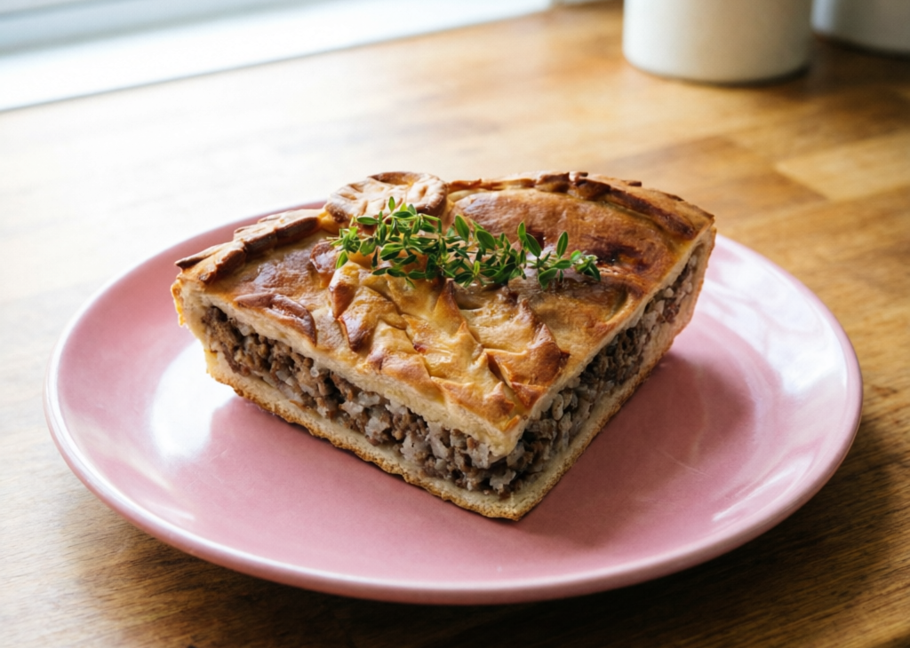 Готовлю пирог из консервов, который съедают за 10 минут — и никто не верит, что он так просто делается ИИ Qwen