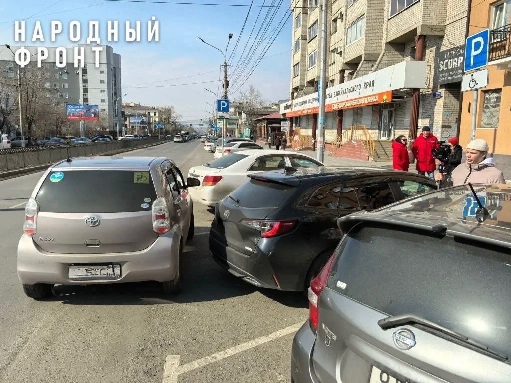 Автомобиль Народный фронт по Забайкалью
