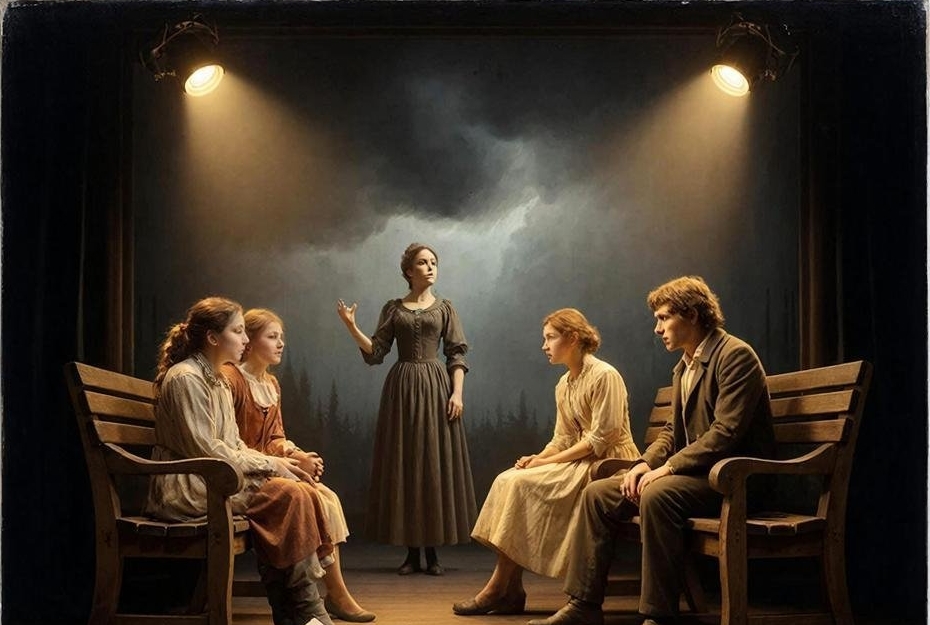 Весь мир - театр, а у вас в нем главная роль, если знаете ответы на 7/7 вопросов - ТЕСТ по пьесам ИИ GigaChat (18+)