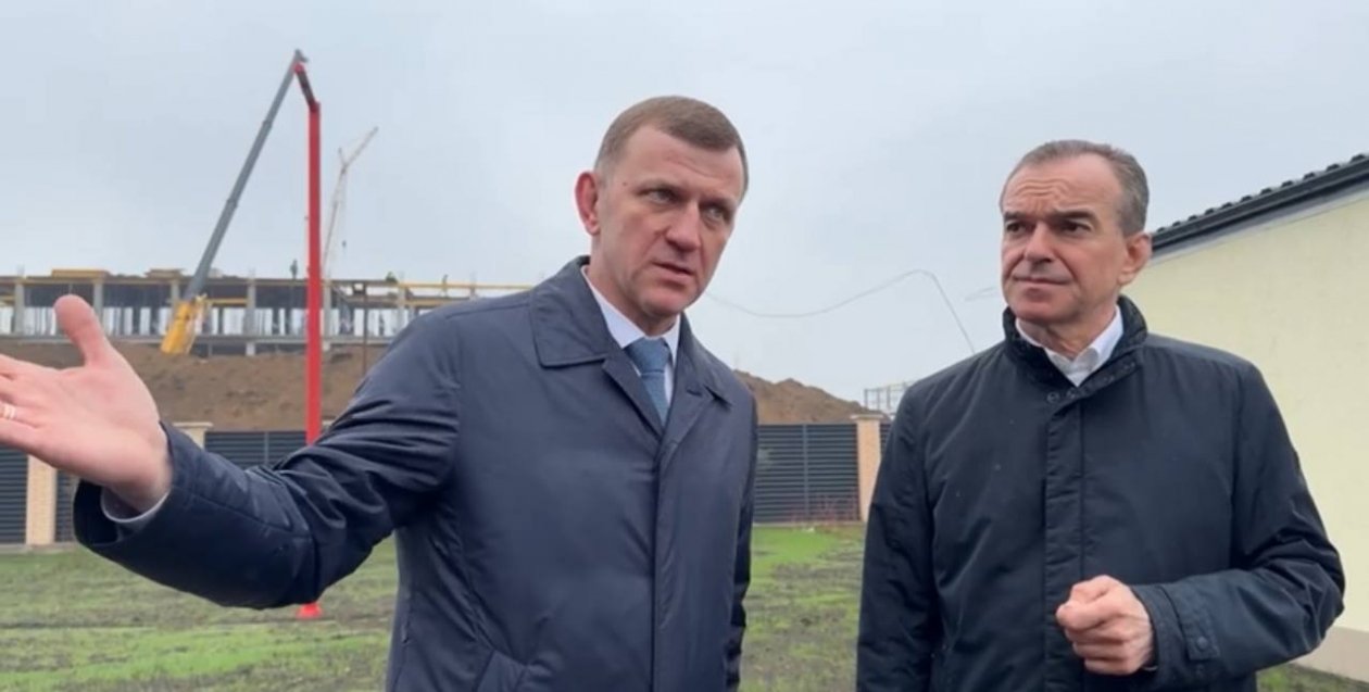 Вениамин Кондратьев проинспектировал стройку соцобъектов в Краснодаре t.me/kondratyevvi