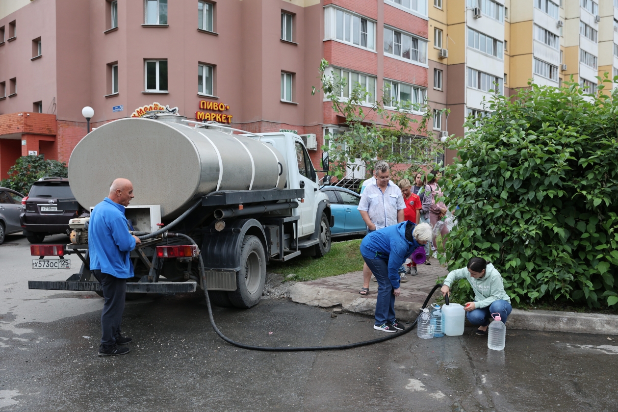 Появился график подвоза воды в Кисловодске из-за ограничения подачи ресурса Тематическое фото Ильи Аверьянова, ИА PrimaMedia