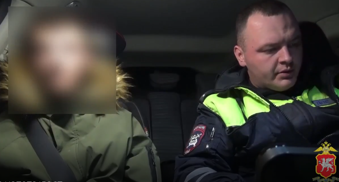 Кадр из видео МВД Крыма