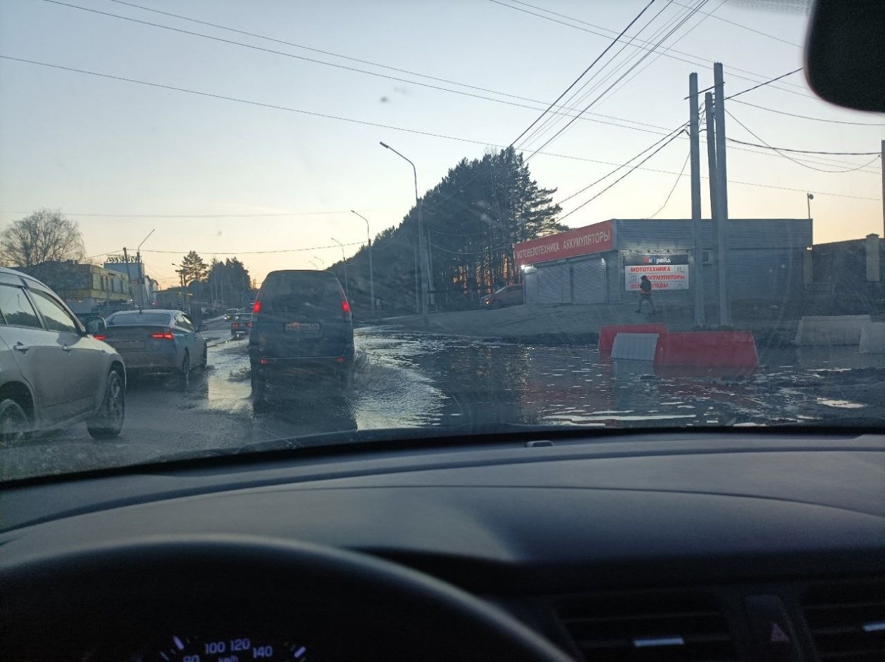 Известная лужа ИА IrkutskMedia