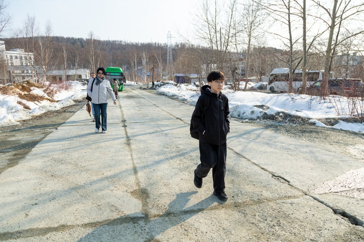 Дорога у военгоспиталя пресс-служба администрации Южно-Сахалинска