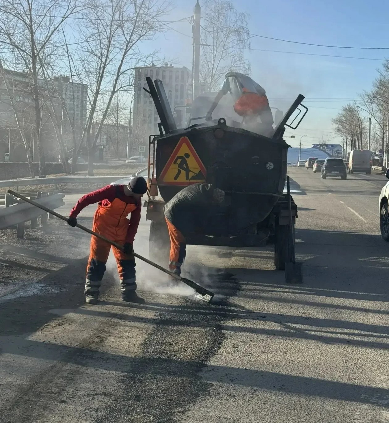 Ямочный ремонт администрация Иркутска