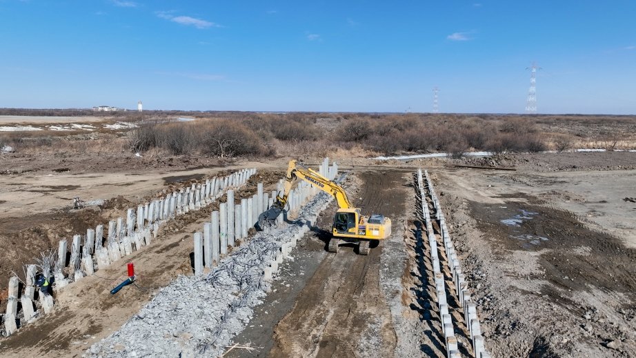 На 40% готова дорога к пункту пропуска на острове Большой Уссурийский Антон Шевченко
