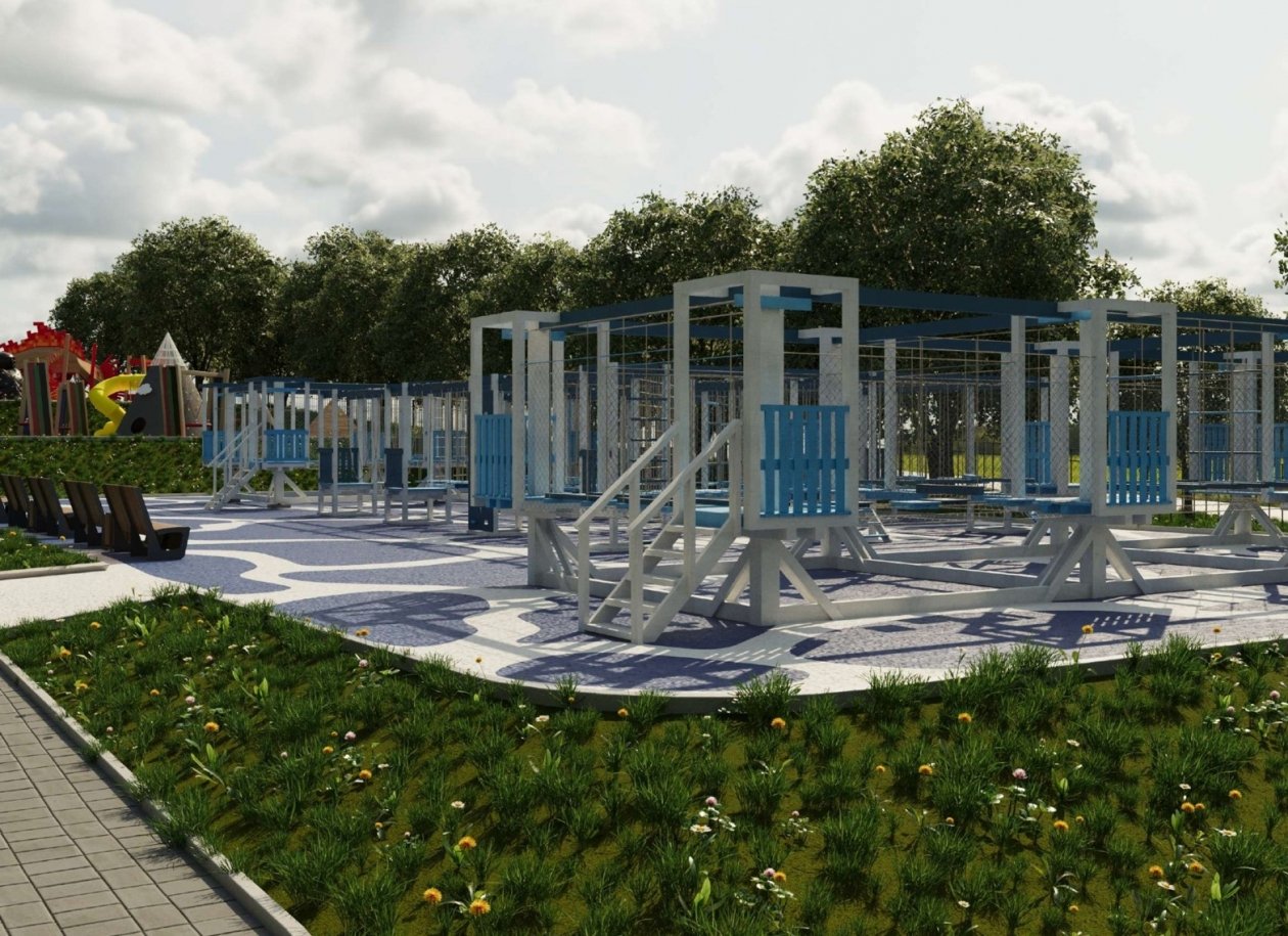 Макет парка Администрация ПКГО