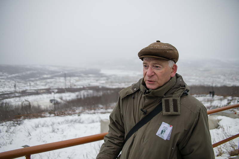 Историк-краевед Магаданской области Давид Райзман, Фото с места события собственное