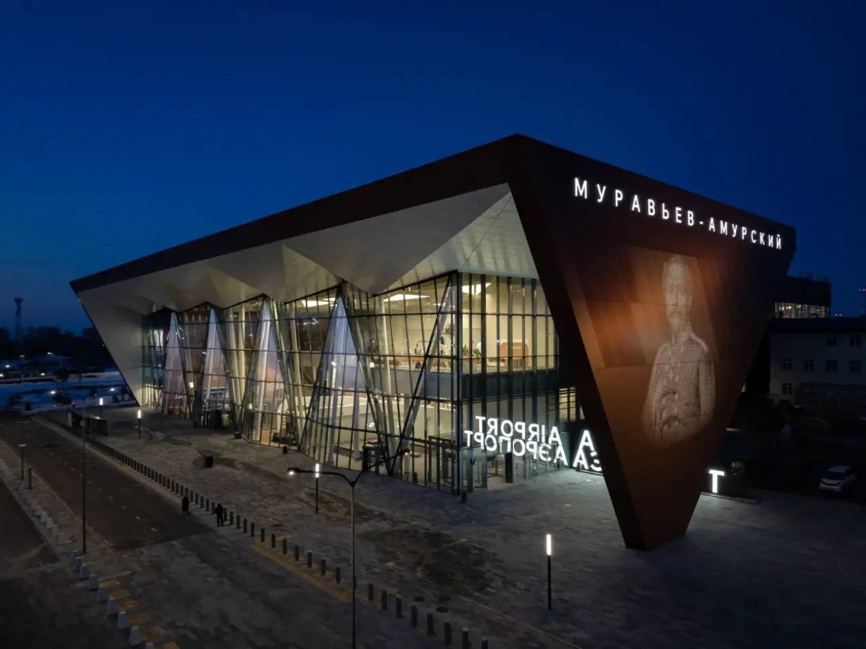 Президент России по ВКС открыл новый терминал в Благовещенске, созданный при поддержке ВЭБ.РФ Пресс-служба аэропорта Благовещенска