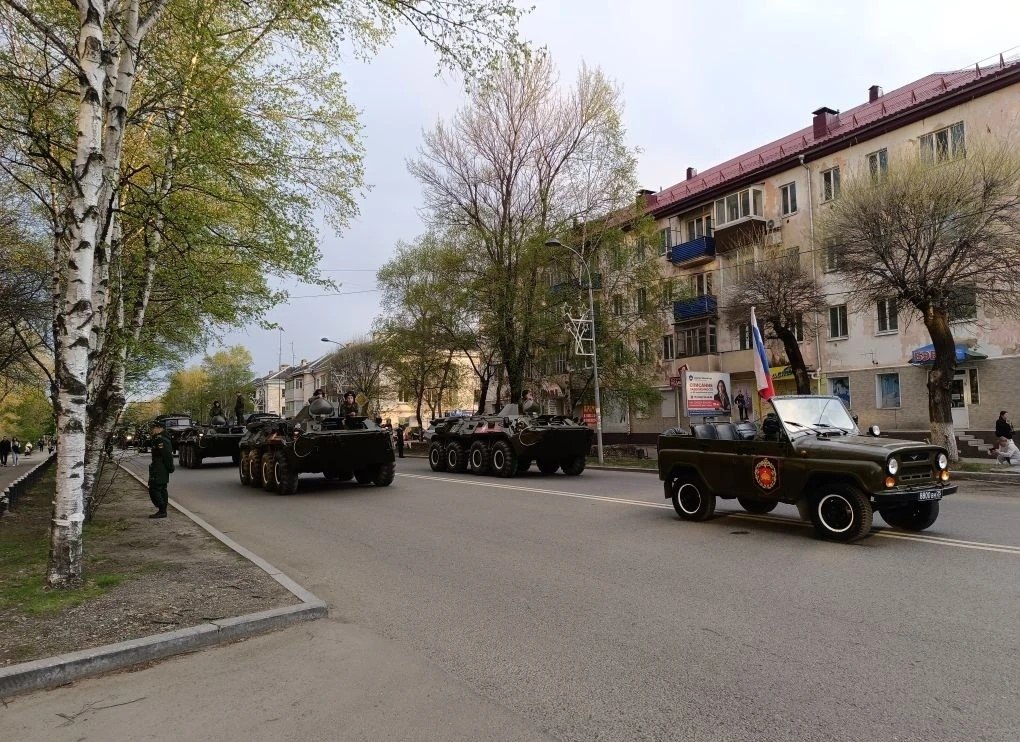 Репетиция военного парада в 2025 году Евгения Клименко, ИА UssurMedia