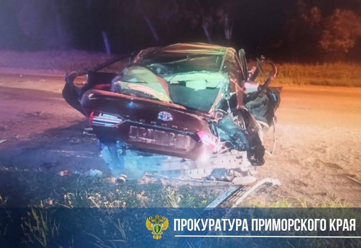 Место аварии предоставлено прокуратурой края