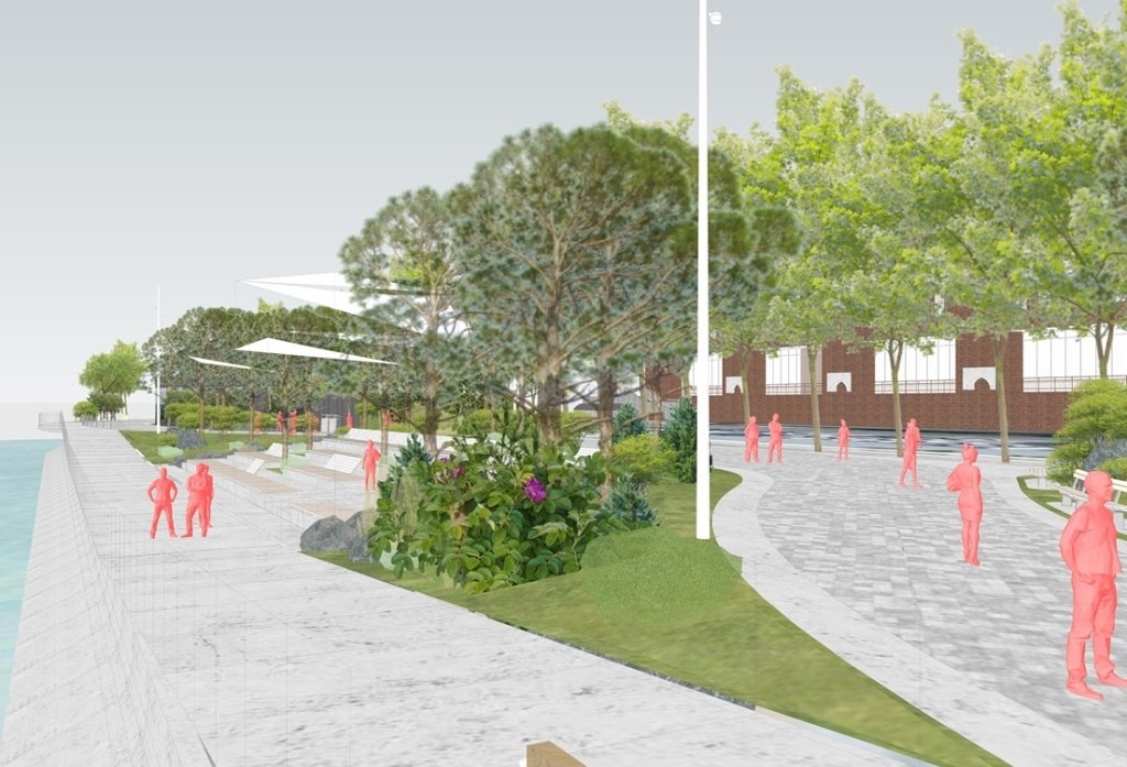 Концепция следующего этапа благоустройства набережной Спортивной гавани пресс-служба администрации города