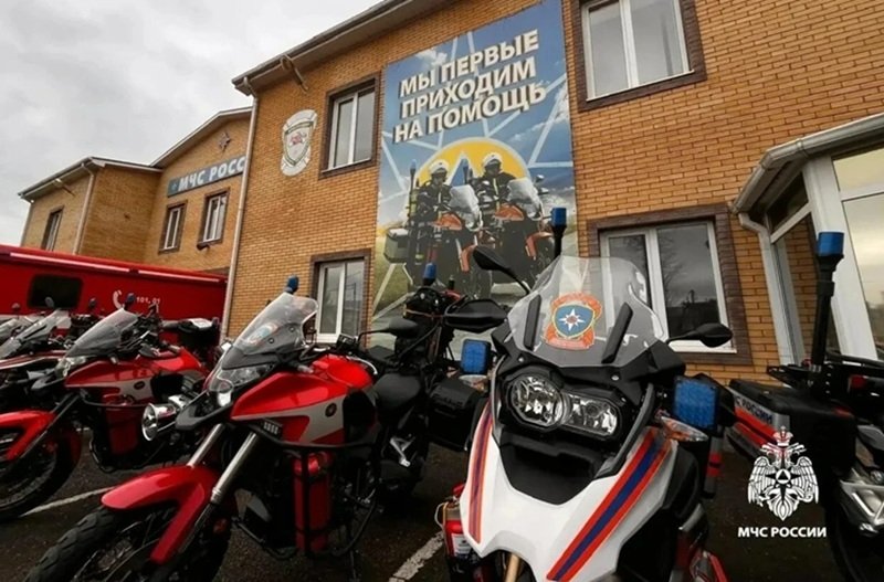 В Краснодаре на дороги выехали мотогруппы экстренного реагирования пресс-служба ГУ МЧС РФ по Краснодарскому краю  U