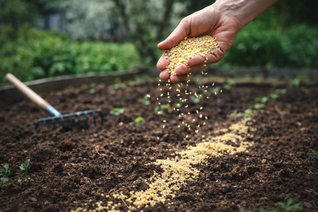 Даже глинистая почва становится точно чернозем Создано при помощи ИИ