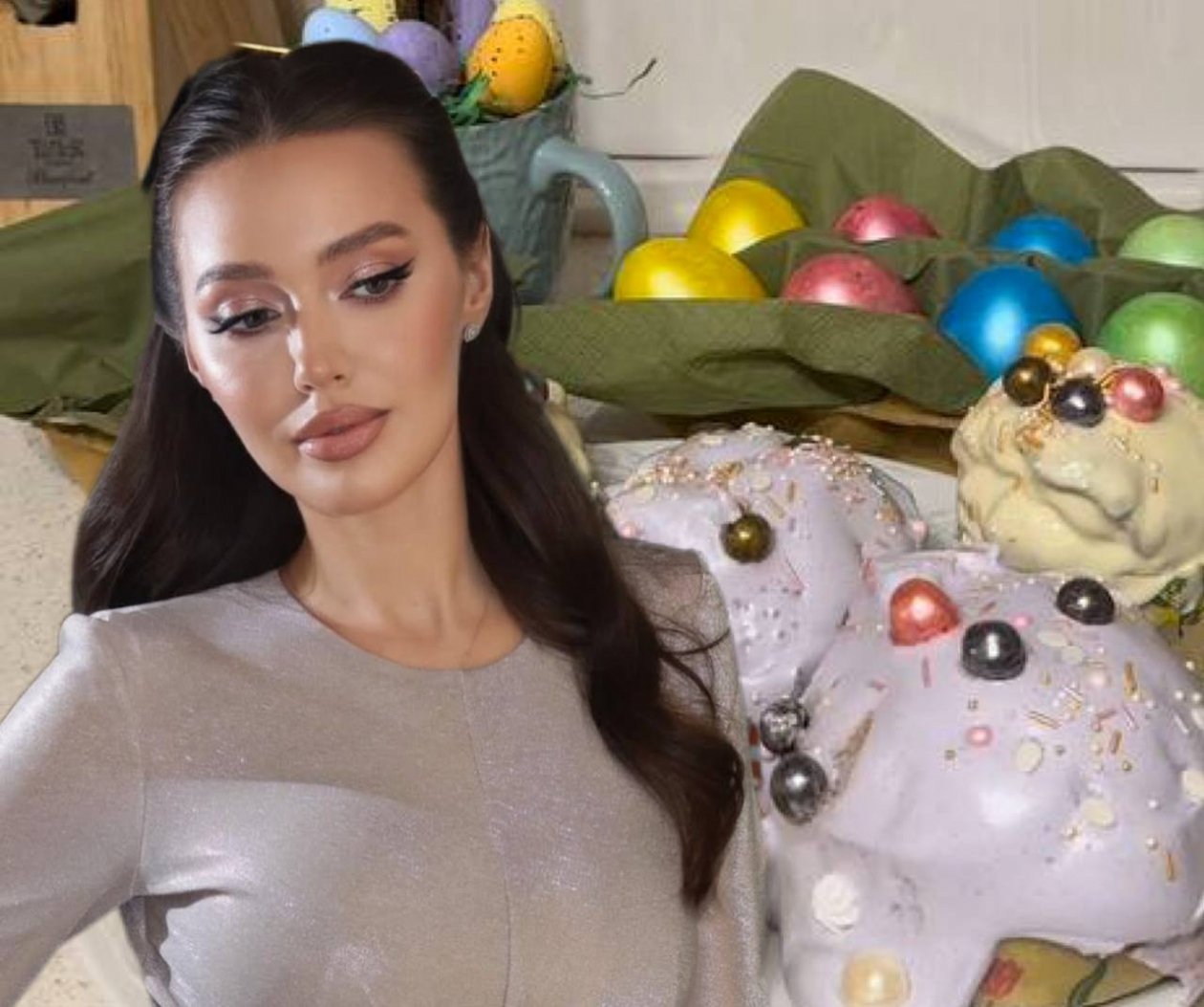 Анастасия Костенко коллаж сгенерирован ИА UssurMedia на основе фото tg-канала (18+) Анастасии Костенко