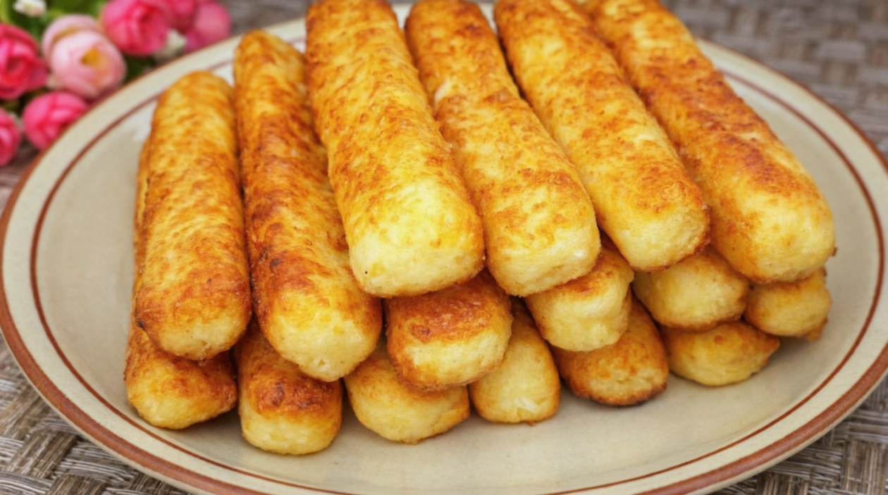 1 пачка творога - и башня из хрустящих палочек готова: так вкусно, что пальцы откусишь Создано с помощью ИИ