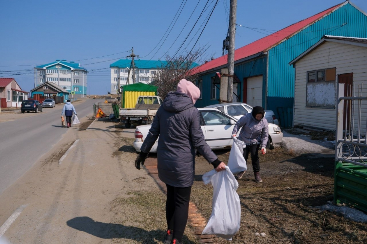 Субботник пресс-служба администрации Южно-Курильского МО