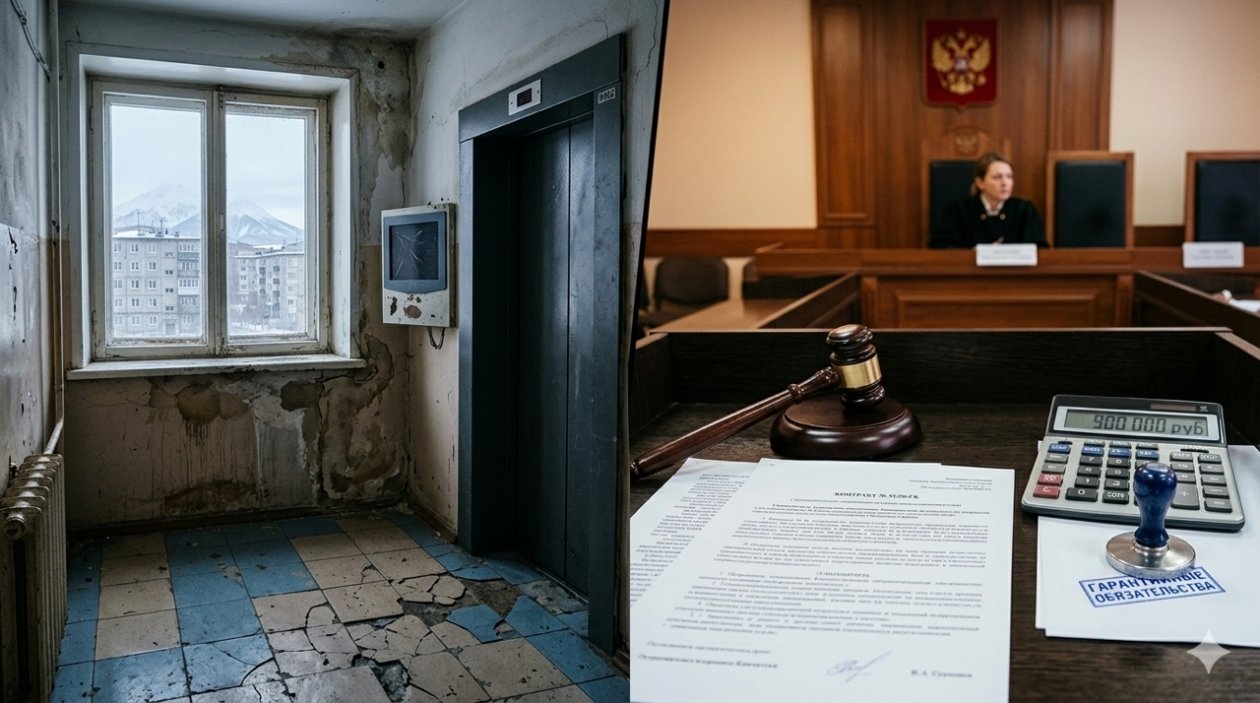 Заказчик направил подрядчику девять требований об устранении недостатков. Арбитражный суд Камчатского края/ ИИ