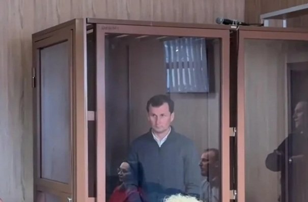 Замглавы Кубани Коробка обвиняется в мошенничестве с землёй Скриншот видео объединенной пресс-службы судов Краснодарского края