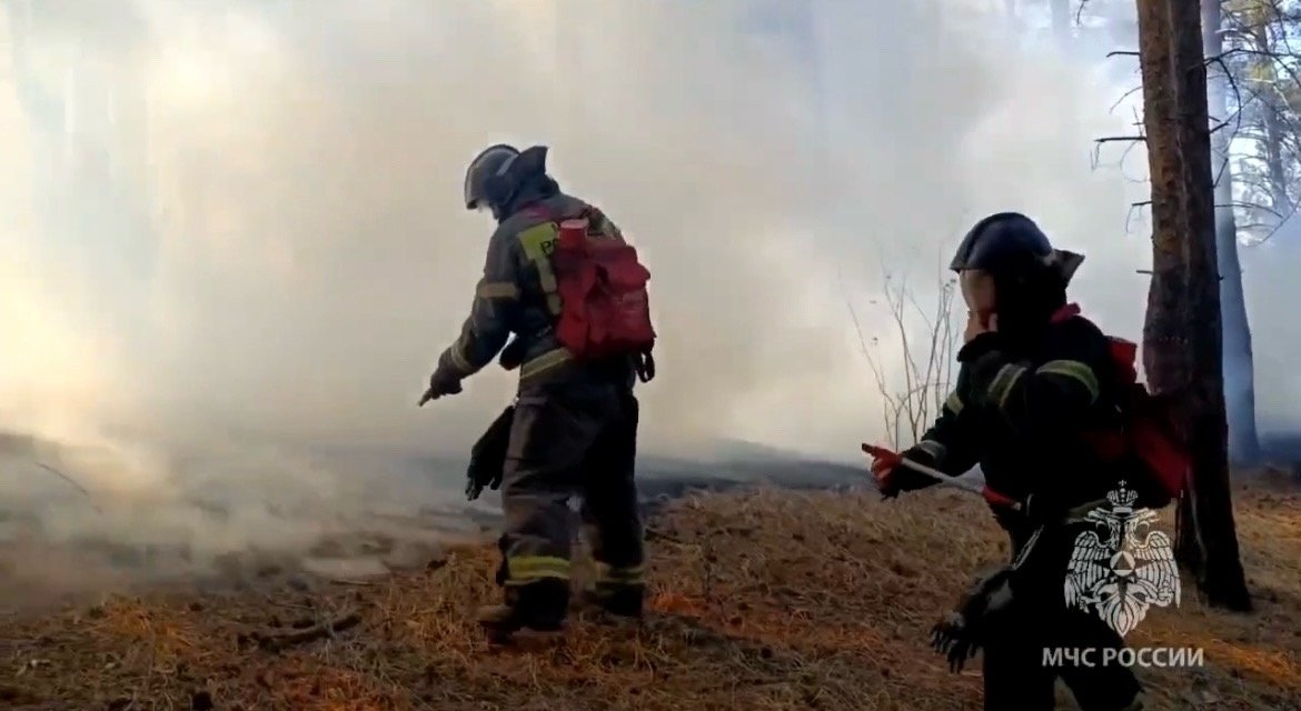 Кадр из видео МЧС Забайкалья