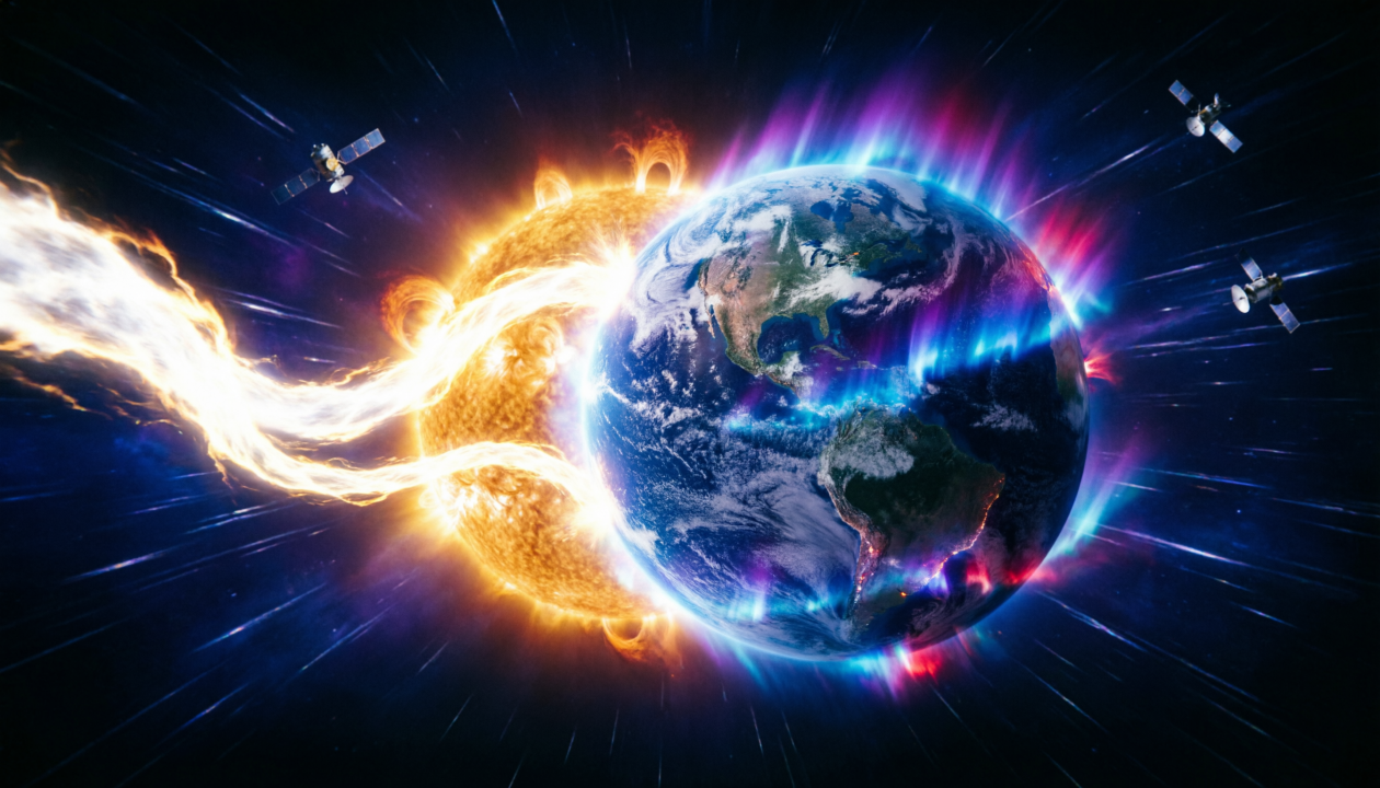 Мощная магнитная буря накроет Кубань 9 апреля Создано с помощью ИИ