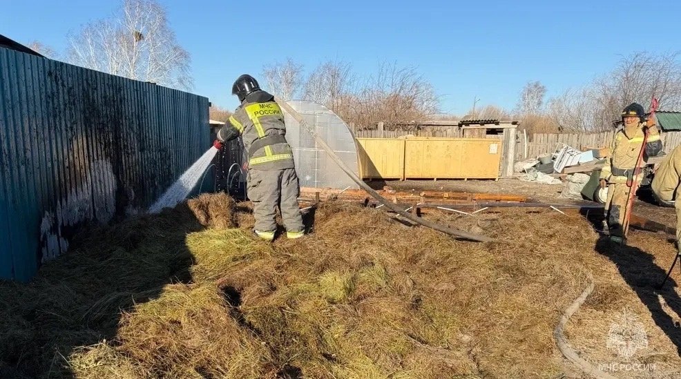 Пожар МЧС Забайкалья