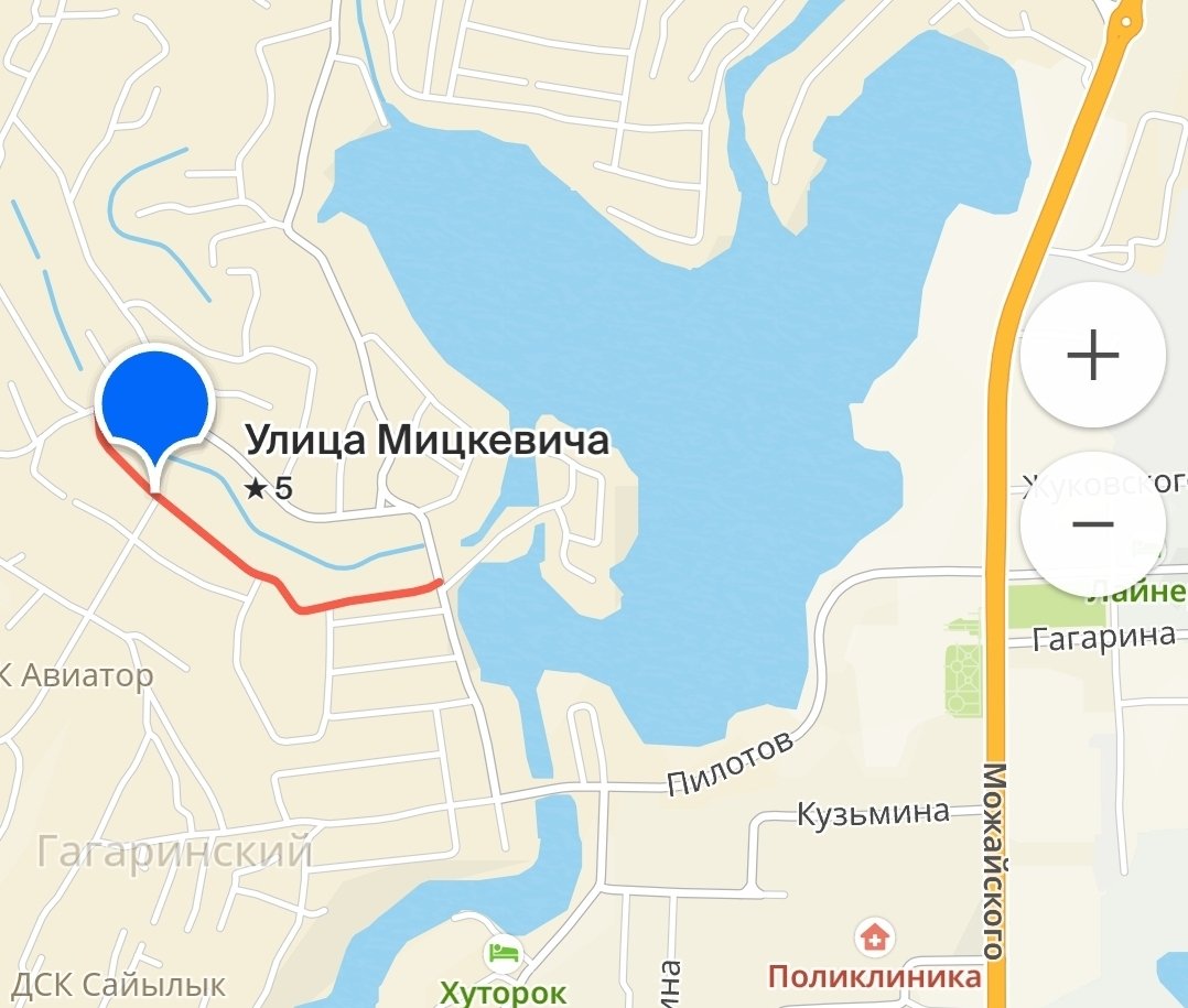 История улицы Мицкевича в Якутске Скрин с приложения 2Гис