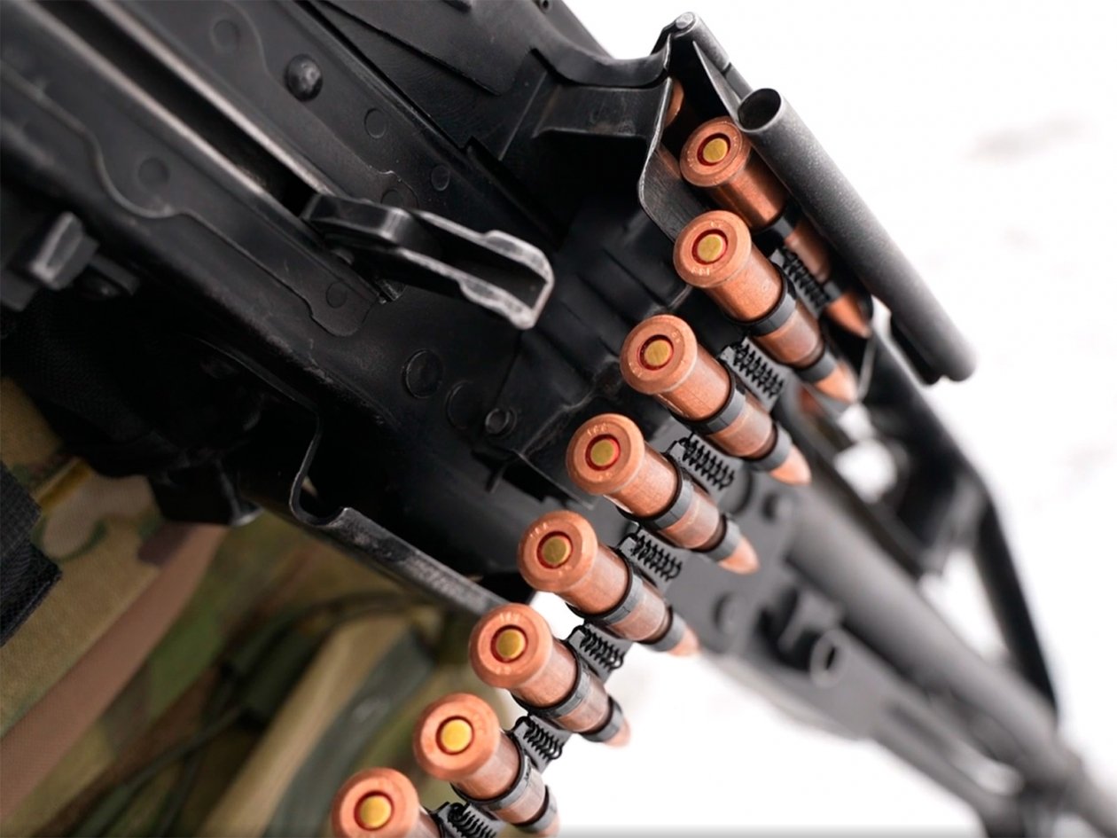 Армия, СВО, пулемёт, ПКМ, оружие, патроны Артём Хорошилов  , ИА Stavropol.Media