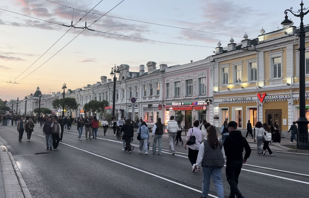 Омск, &quotПешеходный Любинский&quot ИА OmskMedia