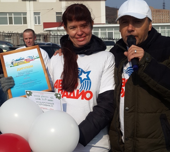 Юлия Дьячкова заняла первое место предоставлено радиостанцией