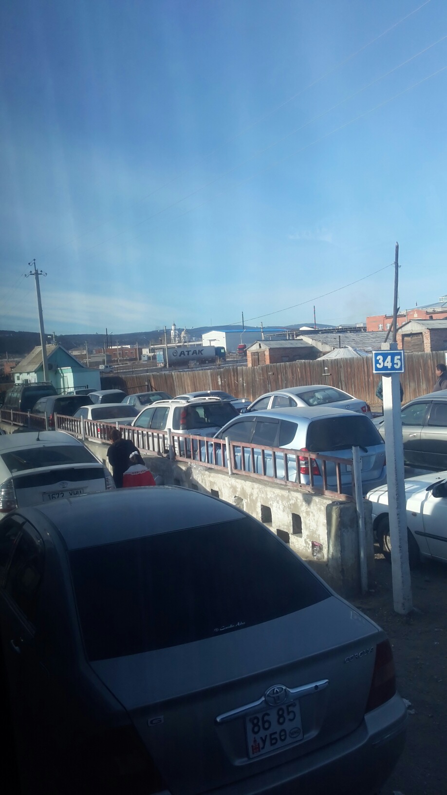 Безвизовый режим возобновился сегодня между Россией и Монголией, Фото с места события собственное