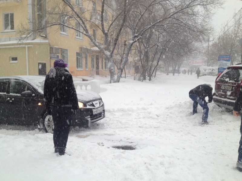 Веселое выдалось утро!, Фото с места события собственное