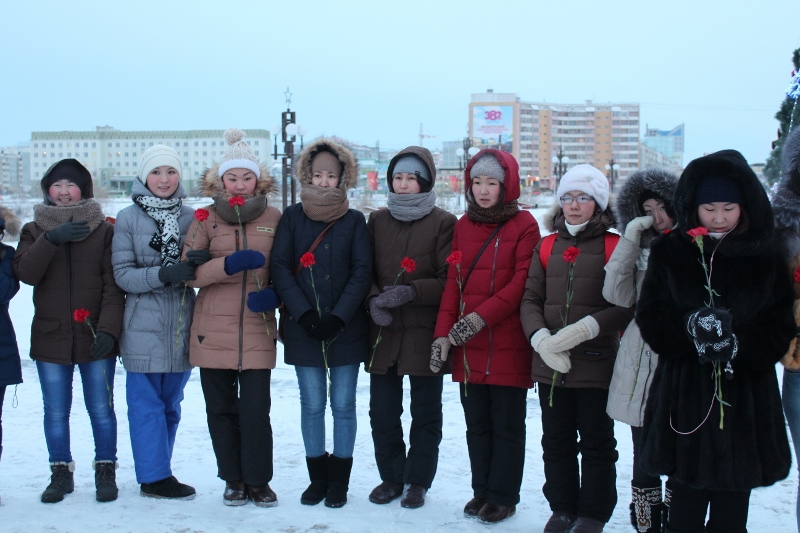 День неизвестного солдата отметили в Якутске, Фото с места события собственное