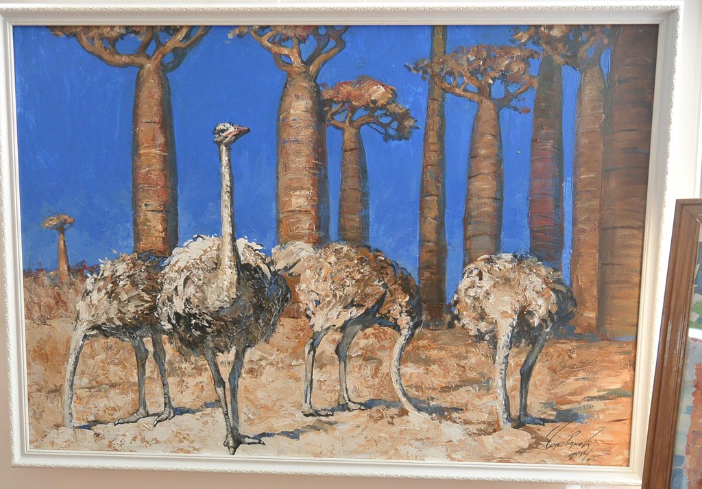 Выставка собрала лучшие работы учащихся, Фото с места события собственное