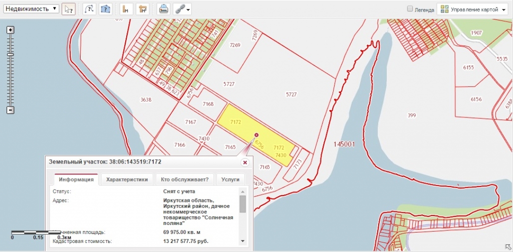 Кадастровая карта дивногорск