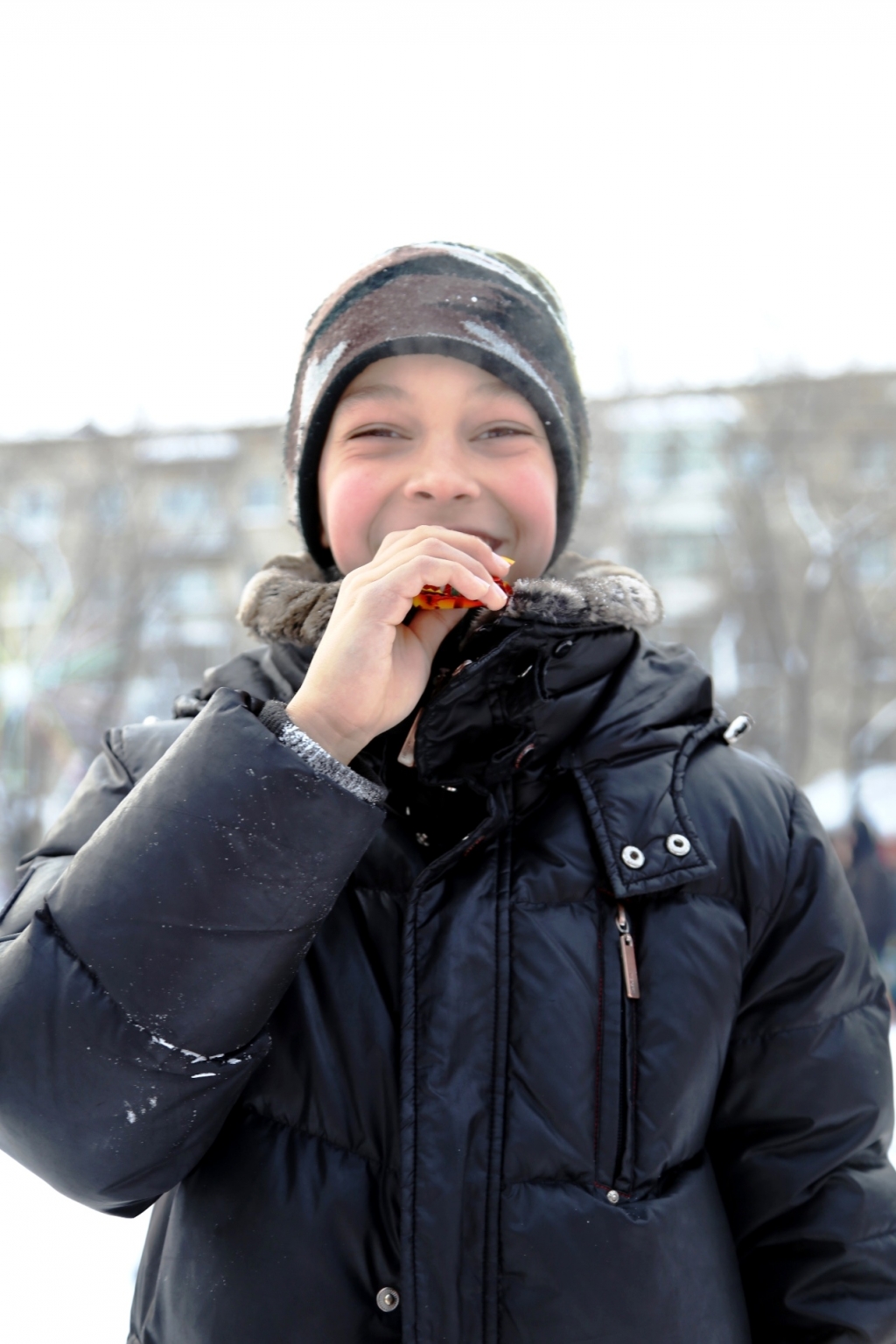 Новогодние городки открылись для хабаровчан в преддверие праздника, Фото с места события собственное