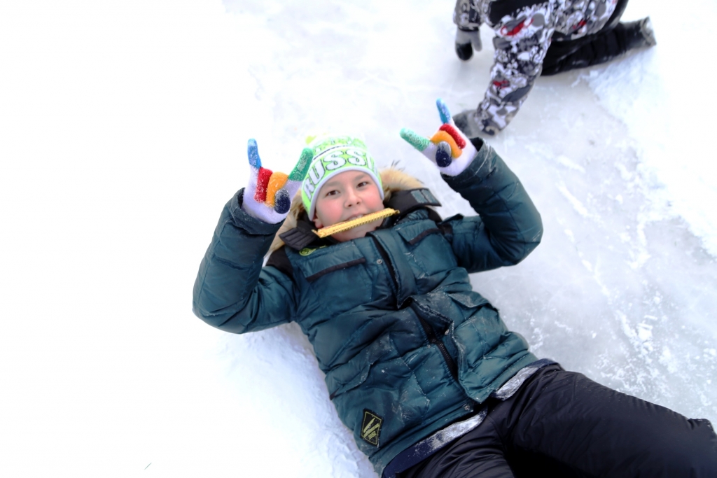 Новогодние городки открылись для хабаровчан в преддверие праздника, Фото с места события собственное