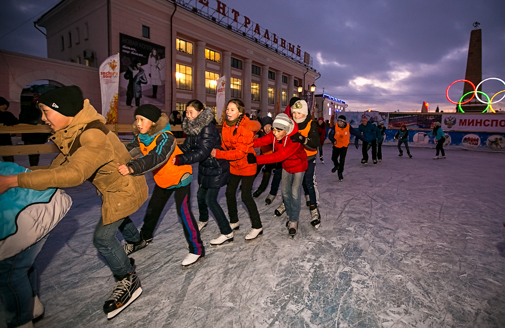 Открытие елочки в Советском районе, Фото с места события собственное