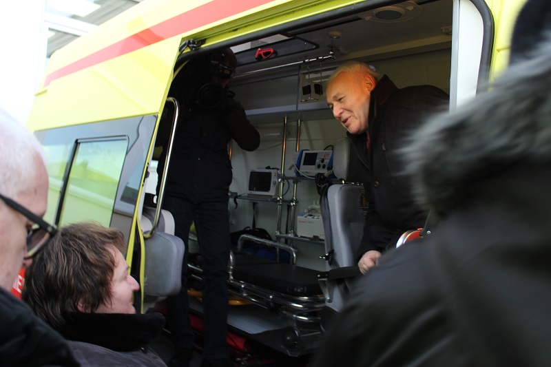 Машины оснащены по последнему слову техники, Фото с места события собственное