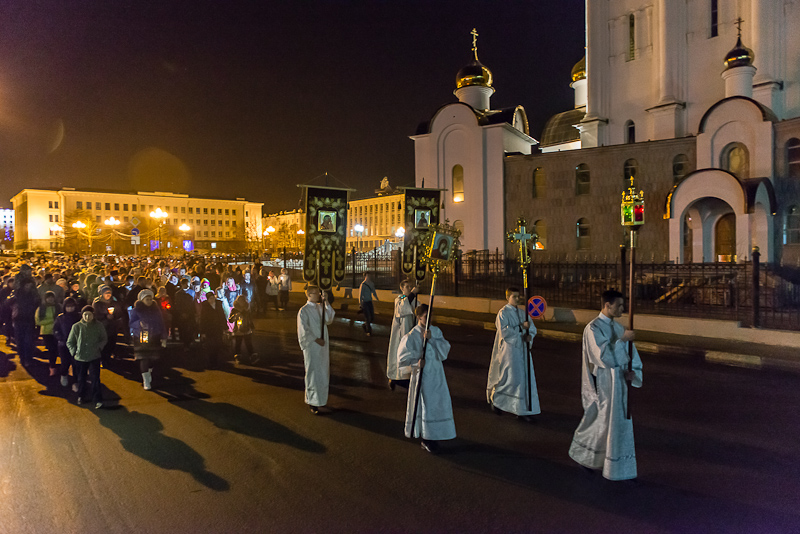 Более 1,5 тысяч человек отпраздновали православную Пасху. 21 апреля, Фото с места события собственное