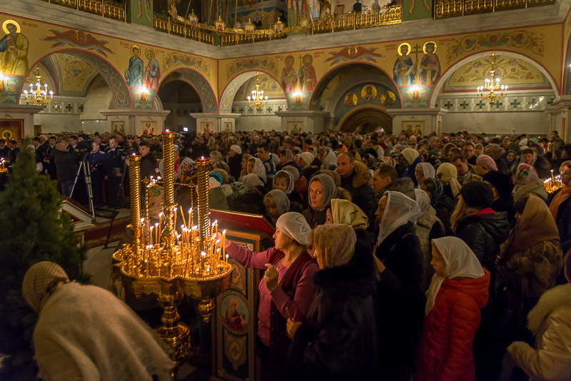 Рождество Христово встретили православные колымчане, Фото с места события собственное