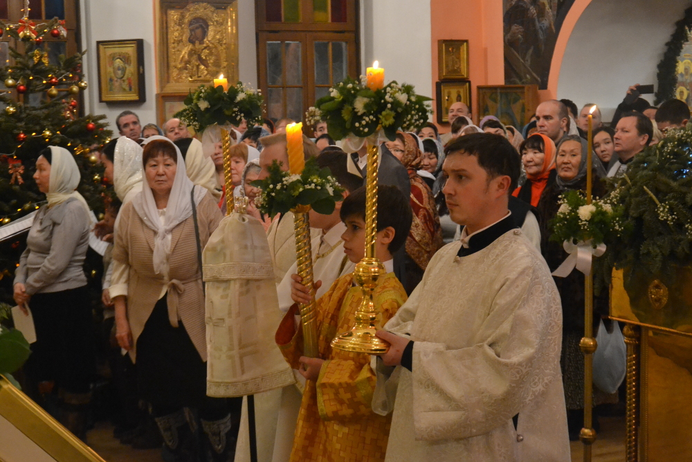 Рождество Христово отметили православные Якутии, Фото с места события из других источников