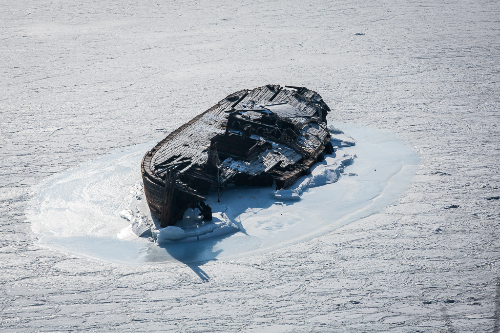 Старая лодка, Фото с места события собственное