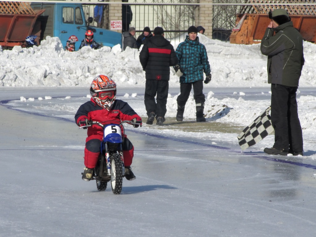 Юный мотоциклист из приморской команды Motoyoungsters, Фото с места события собственное