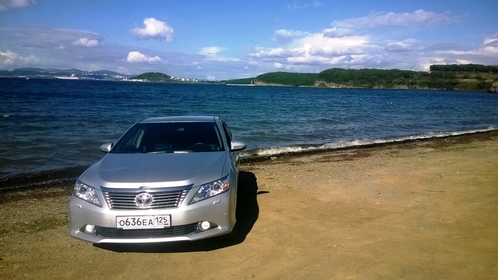 Моя Toyota Camry, Фото с места события собственное