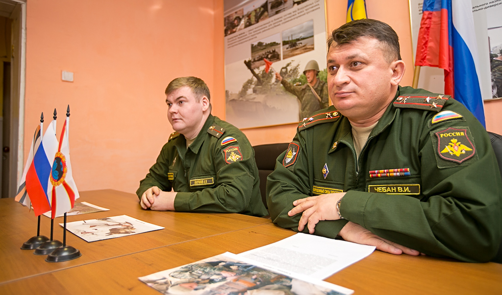 Полковник Василий Чебан, Фото с места события собственное